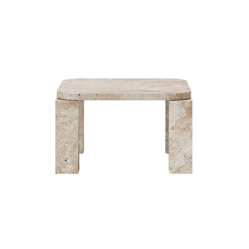 Table basse ATLAS MARBRE 60x60 Travertin NEW WORKS