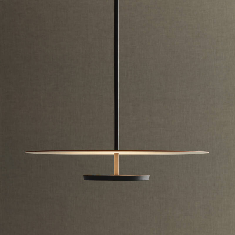 Suspension FLAT 5940 Rouge Terracotta mat VIBIA