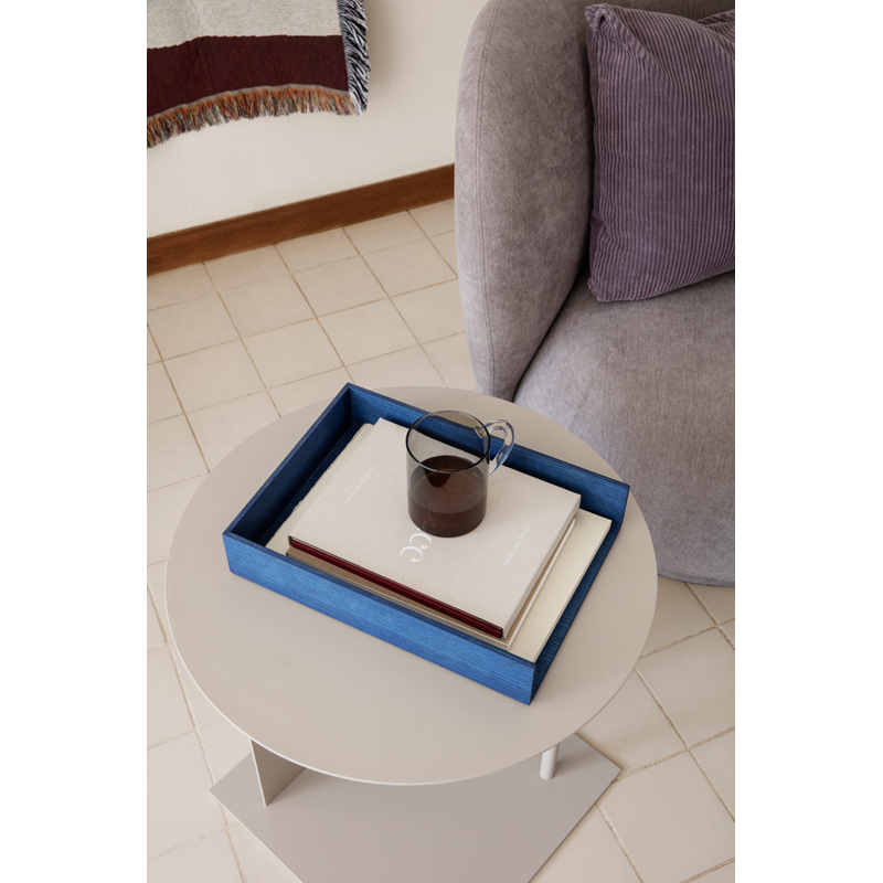 Fauteuil RICO Brossé Gris chaud FERM LIVING