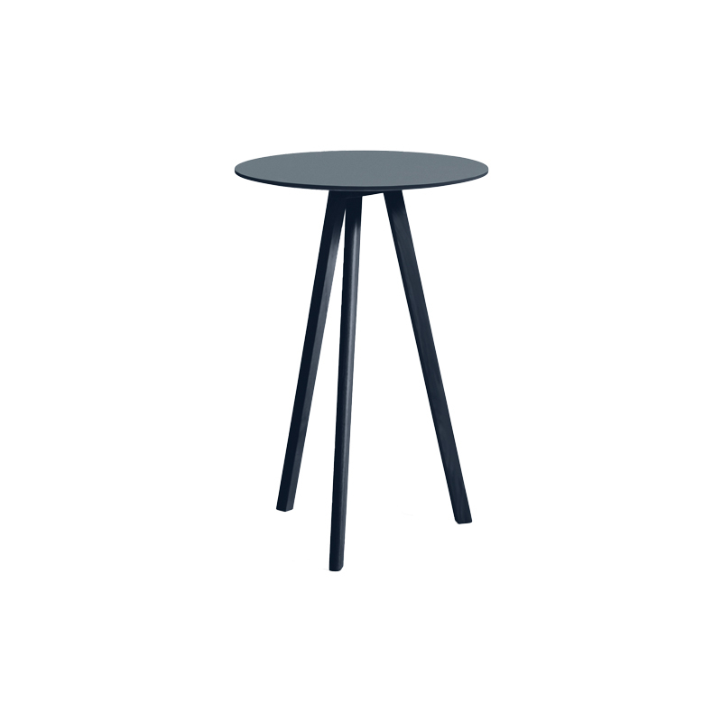 Table d'appoint guéridon CPH 20 H 105 Bleu fumé HAY