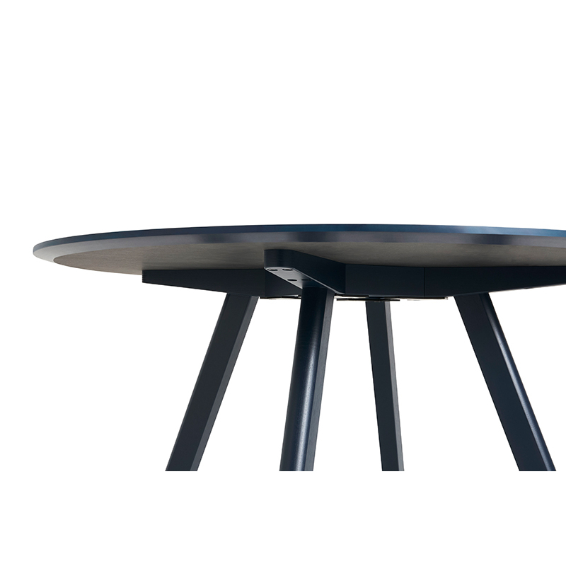 Table d'appoint guéridon CPH 20 H 105 Bleu fumé HAY