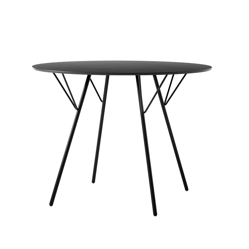 Table extérieur Table RFH RD6 Noir AND TRADITION