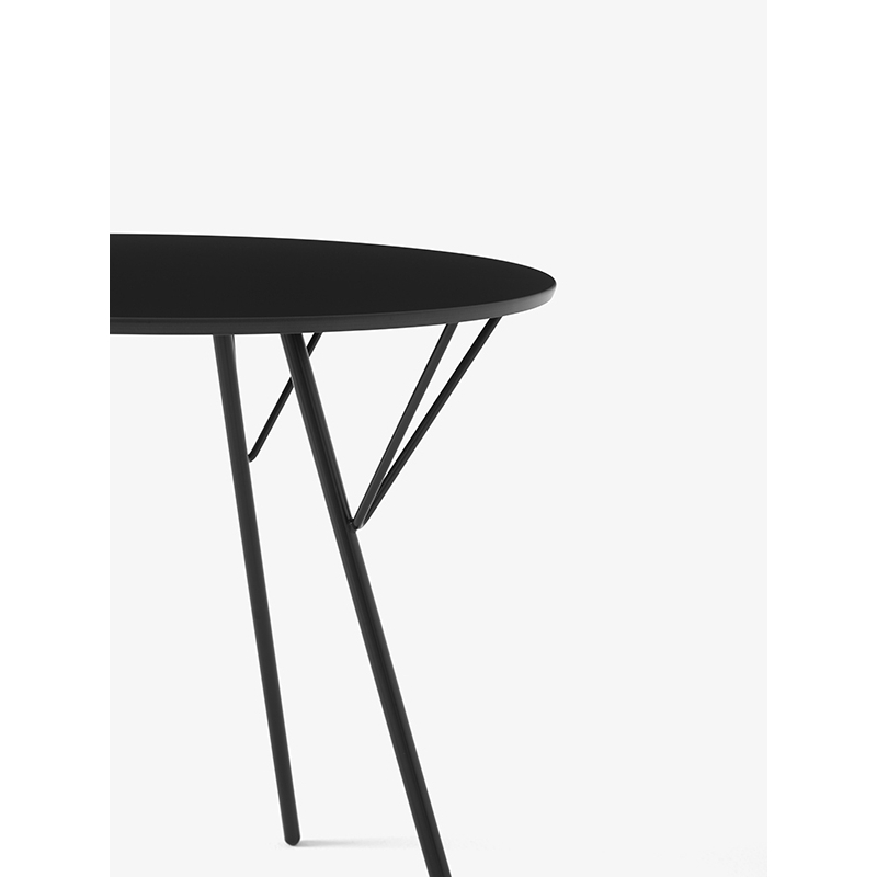 Table extérieur Table RFH RD6 Noir AND TRADITION