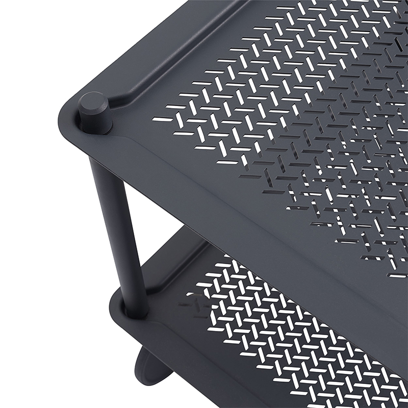 Desserte FLOW TROLLEY 2 niveaux Bleu-gris MUUTO