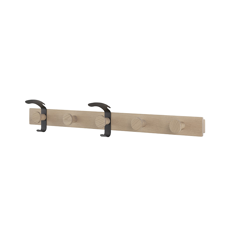 Porte-manteau Portemanteau AVAIL Chêne/ Noir MUUTO
