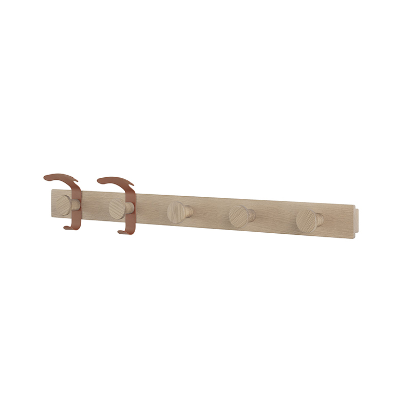 Porte-manteau Portemanteau AVAIL Chêne / Brun cuivré MUUTO