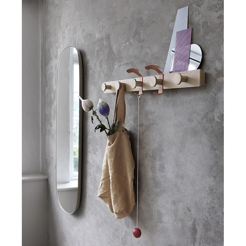 Porte-manteau Portemanteau AVAIL Chêne / Brun cuivré MUUTO