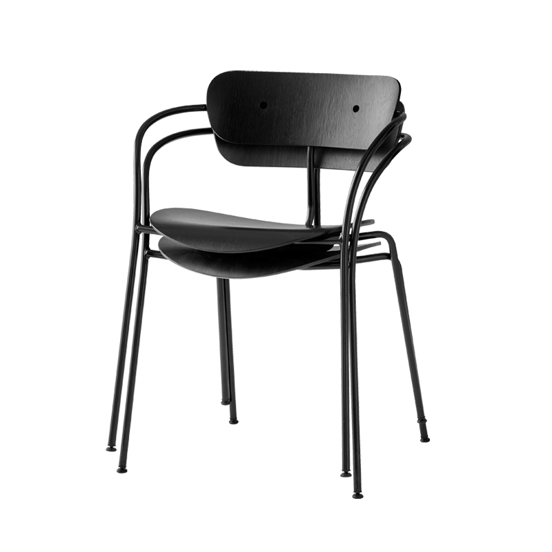 Chaise PAVILION AV2 Noir AND TRADITION