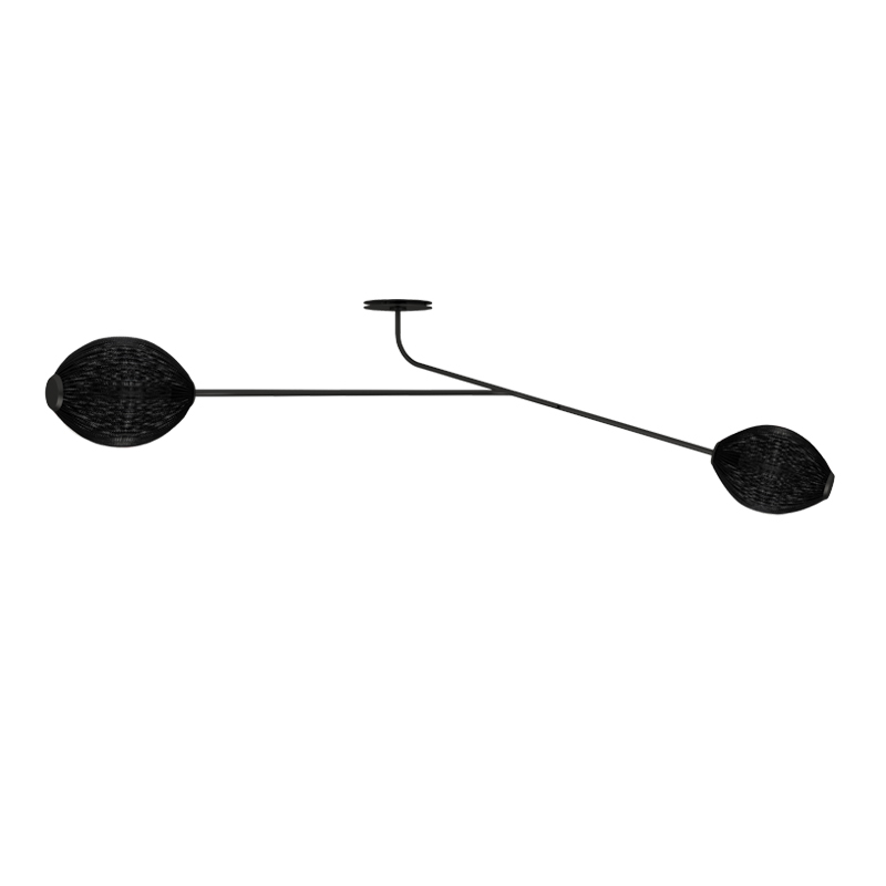 Applique SATELLITE Noir semi mat  GUBI
