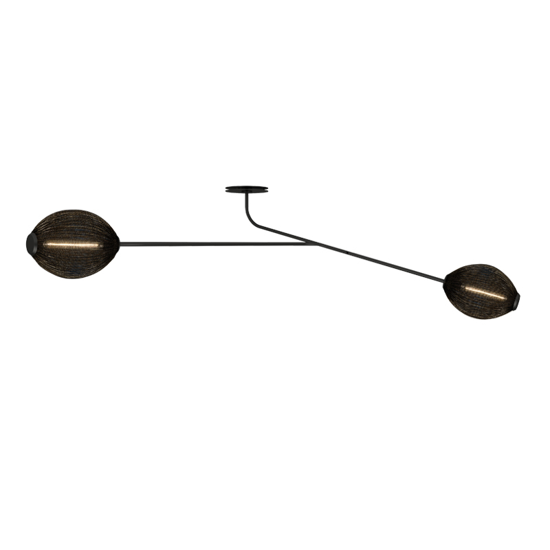 Applique SATELLITE Noir semi mat  GUBI