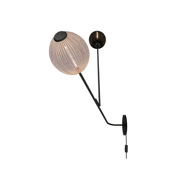 Applique SATELLITE Noir et blanc GUBI