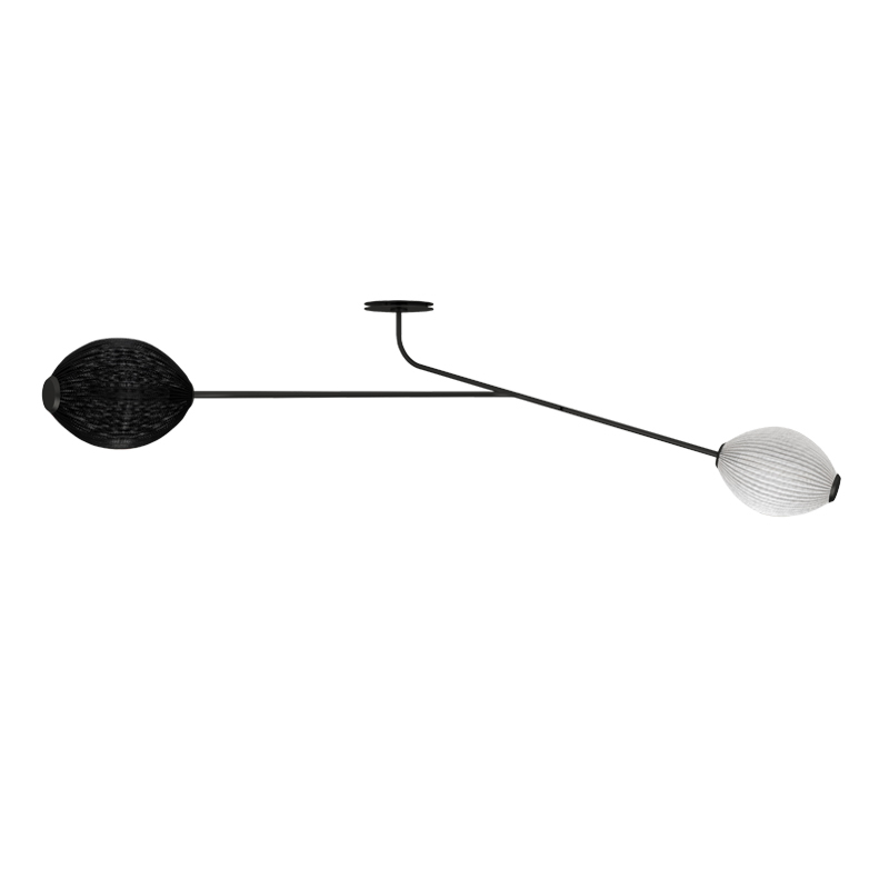 Applique SATELLITE Noir et blanc GUBI