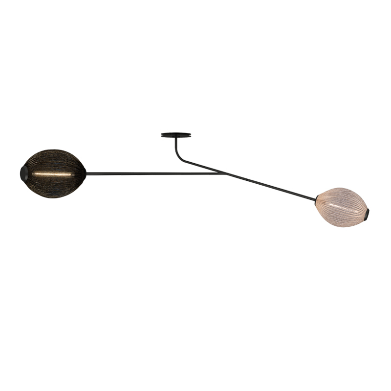 Applique SATELLITE Noir et blanc GUBI