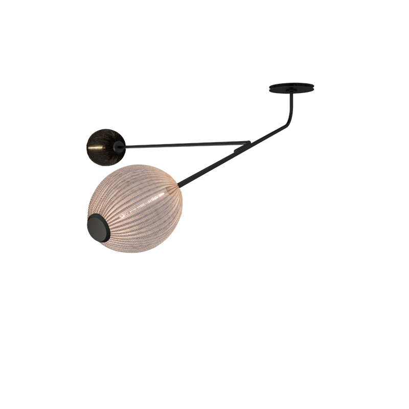 Applique SATELLITE Noir et blanc GUBI