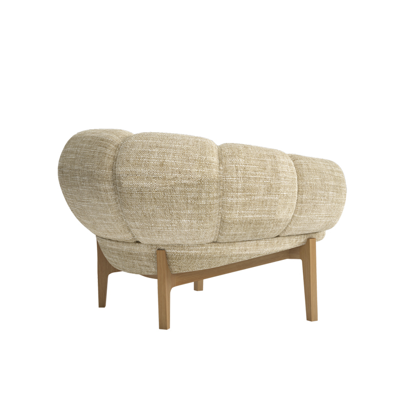 Fauteuil CROISSANT Tissu Smilla 002 GUBI