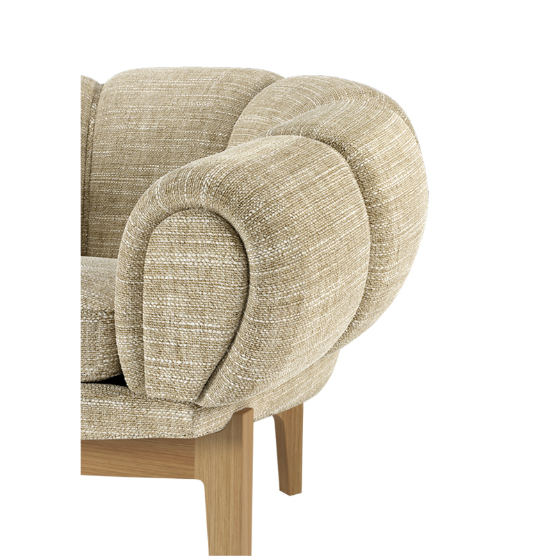 Fauteuil CROISSANT Tissu Smilla 002 GUBI