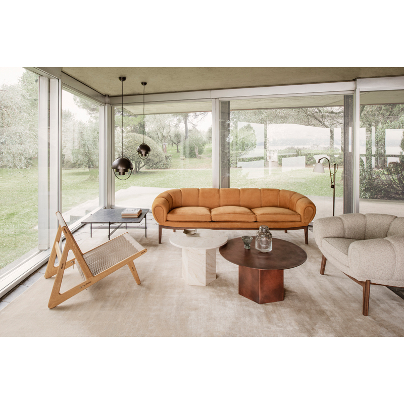 Fauteuil CROISSANT Tissu Smilla 002 GUBI