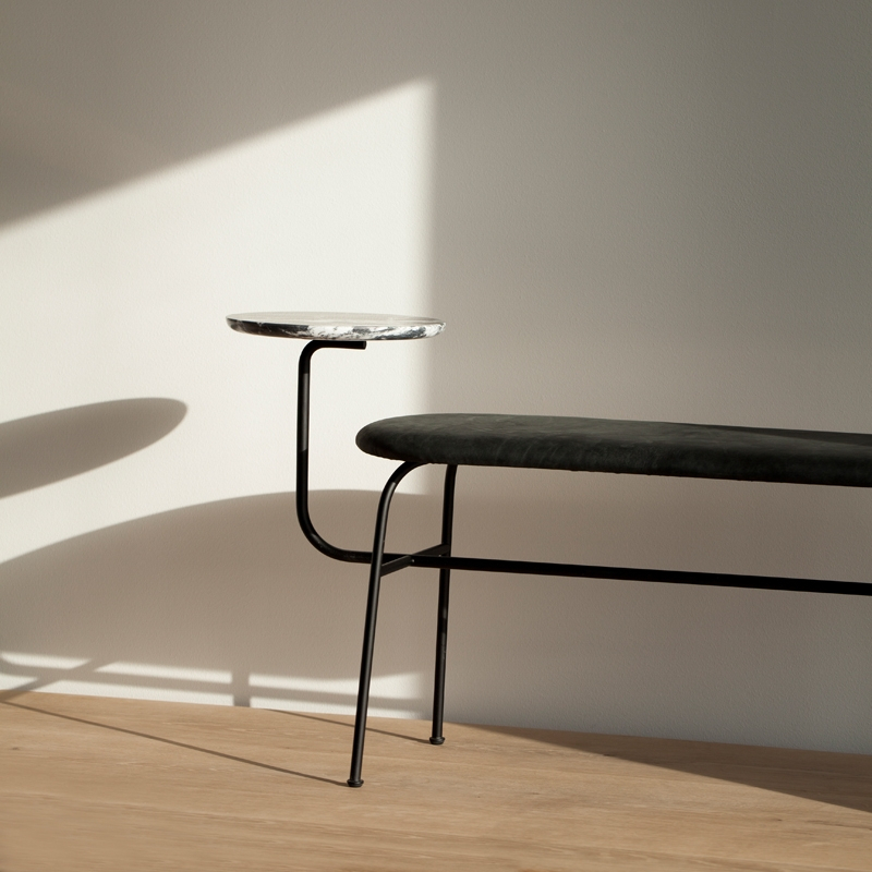 Banc AFTEROOM BENCH Noir AUDO COPENHAGEN
