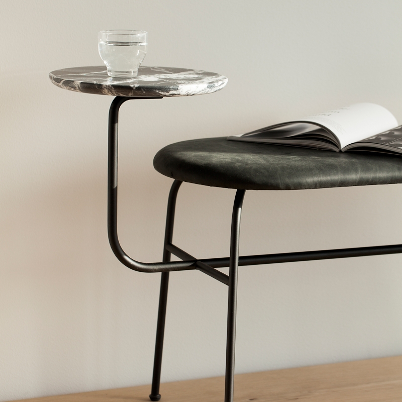 Banc AFTEROOM BENCH Noir AUDO COPENHAGEN