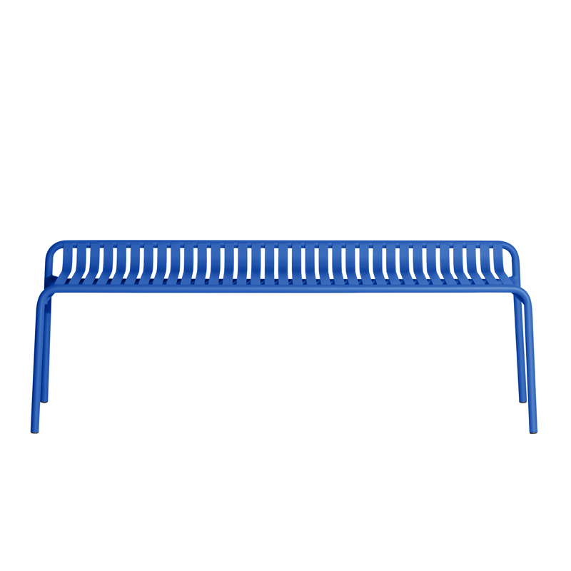 Banc extérieur WEEK-END sans dossier Bleu PETITE FRITURE