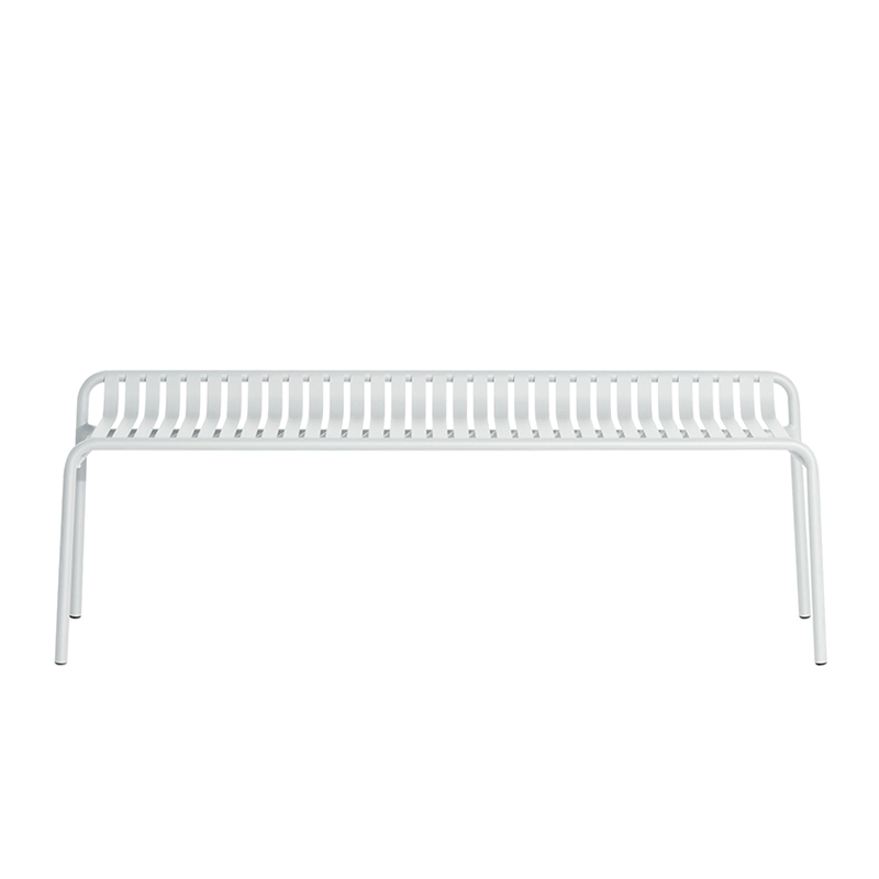 Banc extérieur WEEK-END sans dossier Gris perle PETITE FRITURE