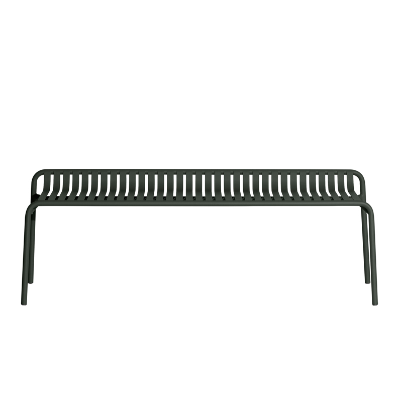Banc extérieur WEEK-END sans dossier Vert bouteille PETITE FRITURE