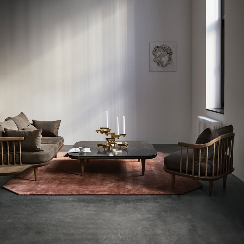 Fauteuil FLY SC10 Hot Madison 094/ chêne blanchi AND TRADITION