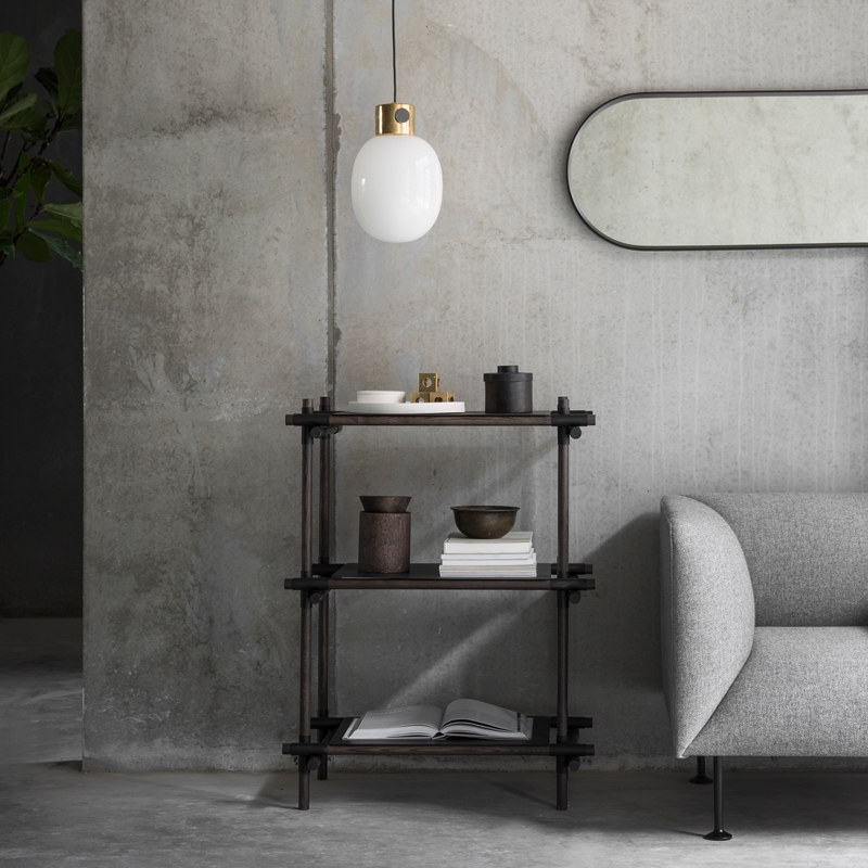 Miroir NORM OVAL Noir AUDO COPENHAGEN