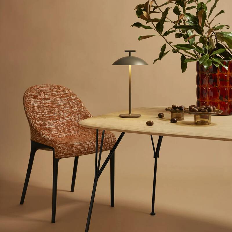 Chaise ELEGANZA ELA Melange rouille KARTELL