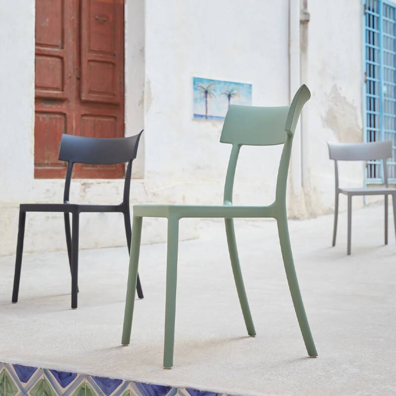 Chaise CATWALK MAT Gris KARTELL