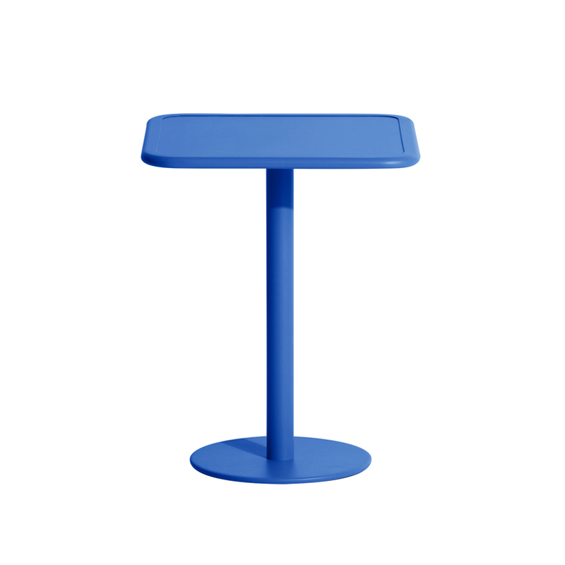 Table extérieur WEEK-END carrée Bleu PETITE FRITURE