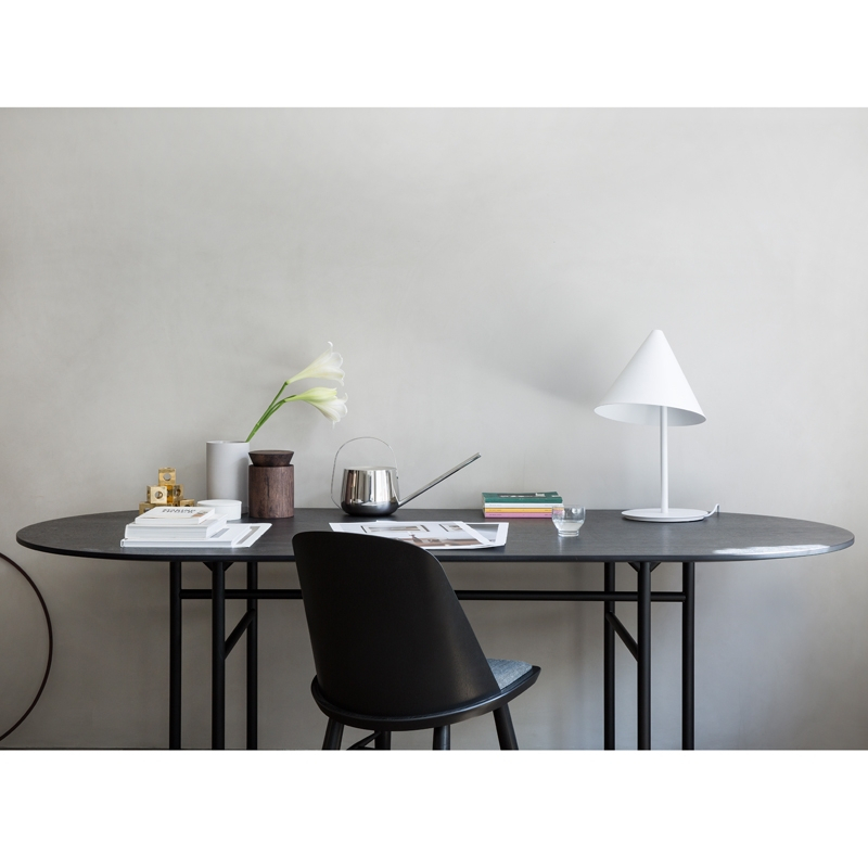 Table SNAREGADE Ovale Noir AUDO COPENHAGEN