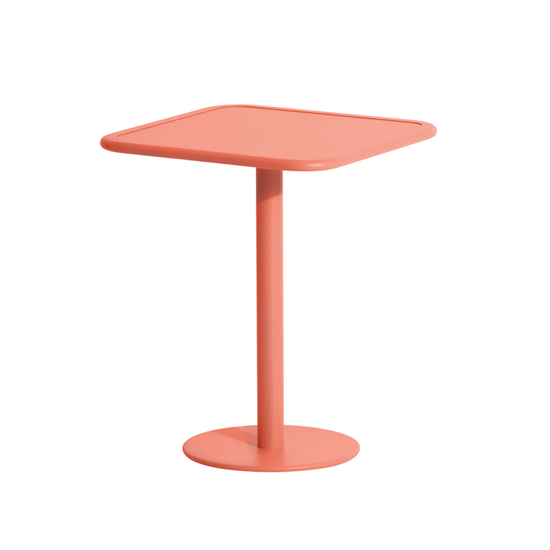 Table extérieur WEEK-END carrée Corail PETITE FRITURE