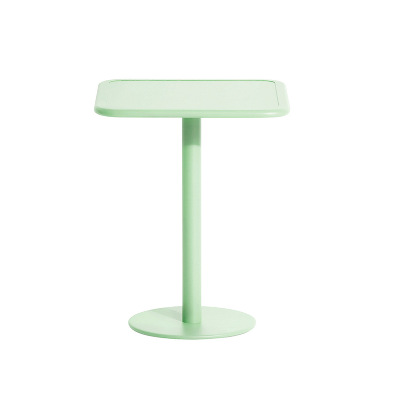 Table extérieur WEEK-END carrée Vert pastel PETITE FRITURE