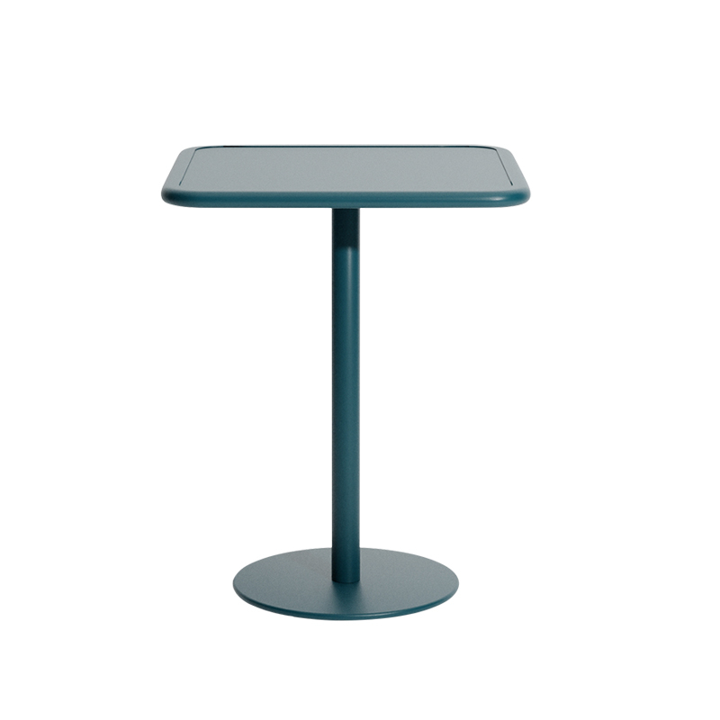 Table extérieur WEEK-END carrée Bleu océan PETITE FRITURE