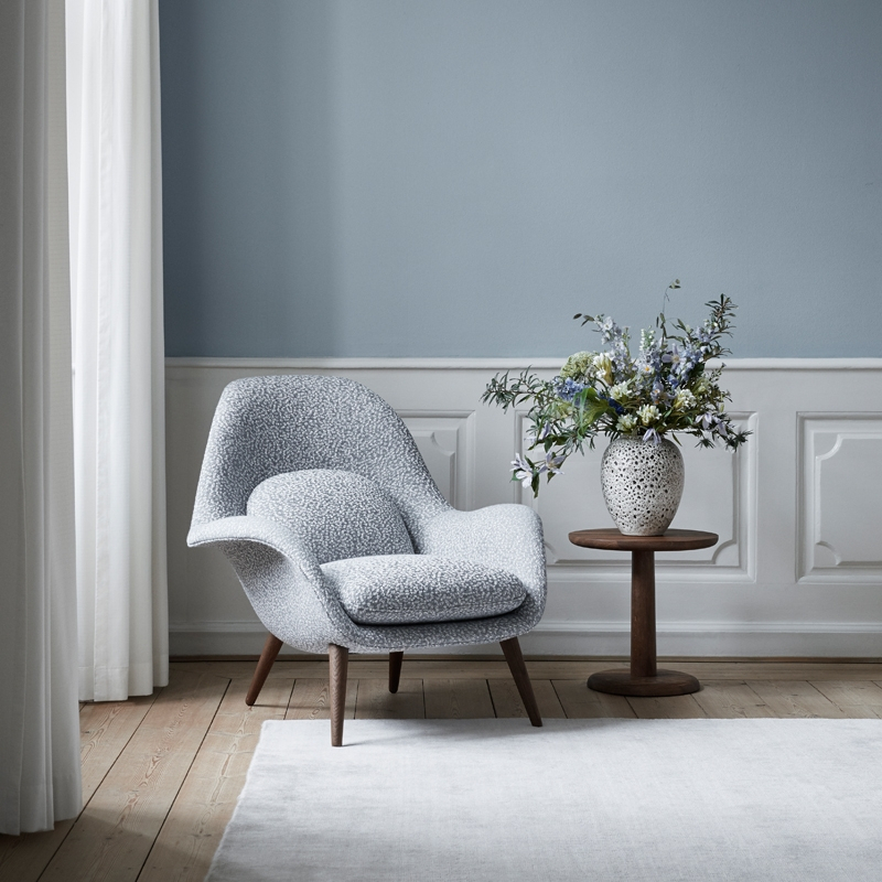 Fauteuil SWOON LOUNGE Bleu foncé 792 FREDERICIA