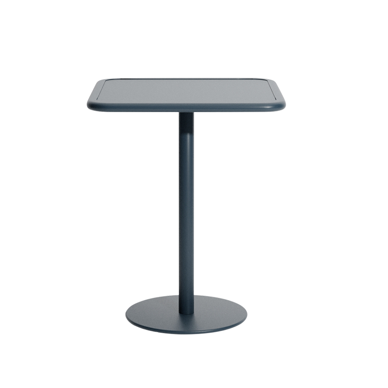 Table extérieur WEEK-END carrée Gris bleu PETITE FRITURE