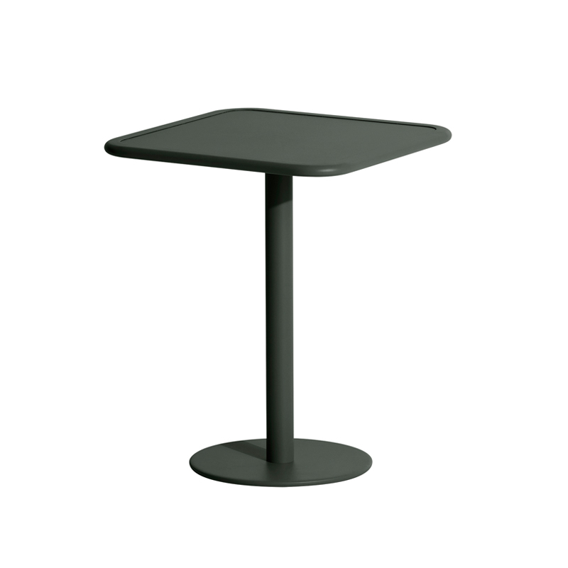 Table extérieur WEEK-END carrée Vert bouteille PETITE FRITURE