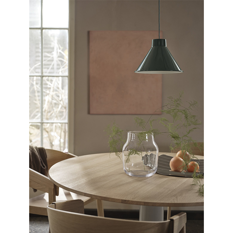 Table MIDST Ø 120 Chêne foncé/ gris MUUTO