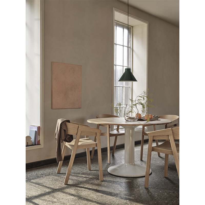 Table MIDST Ø 120 Chêne foncé/ gris MUUTO