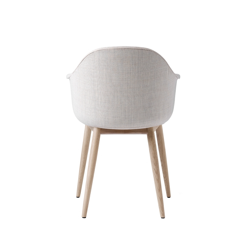 Chaise HARBOUR Coque tissu/ pieds bois Beige 233 AUDO COPENHAGEN