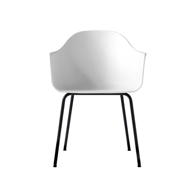 Chaise HARBOUR pieds métal Blanc AUDO COPENHAGEN