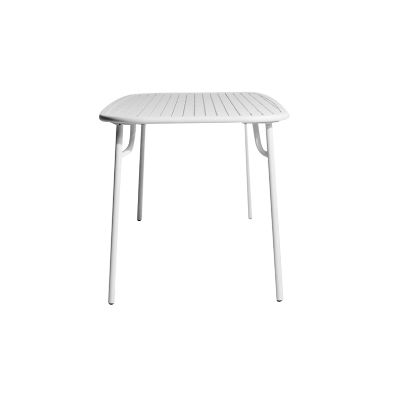 Table extérieur WEEK-END rectangulaire Blanc PETITE FRITURE