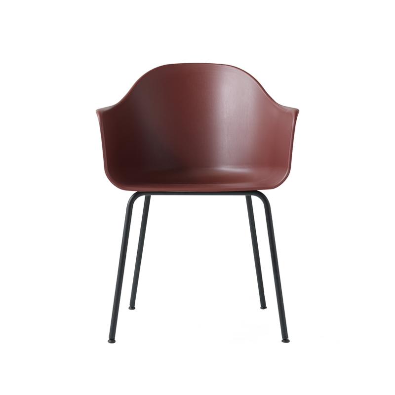 Chaise HARBOUR pieds métal Bordeaux AUDO COPENHAGEN
