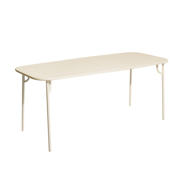 Table extérieur WEEK-END rectangulaire Ivoire PETITE FRITURE