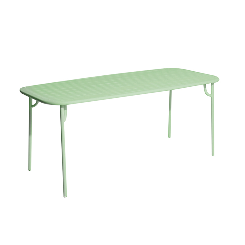 Table extérieur WEEK-END rectangulaire Vert pastel PETITE FRITURE
