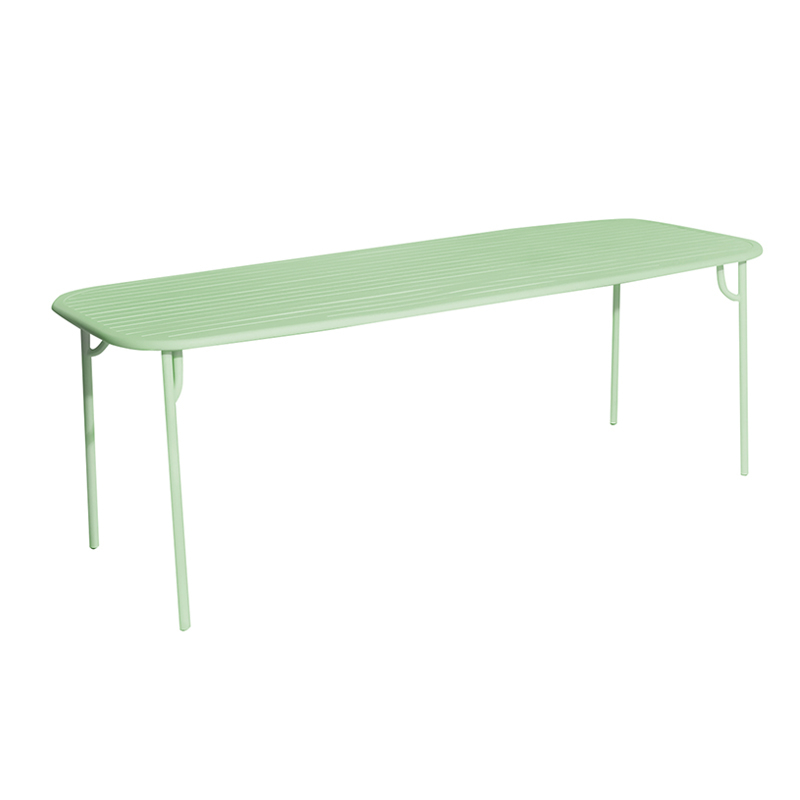 Table extérieur WEEK-END rectangulaire Vert pastel PETITE FRITURE