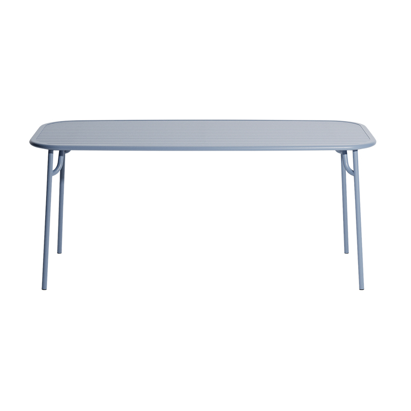 Table extérieur WEEK-END rectangulaire Bleu pigeon PETITE FRITURE
