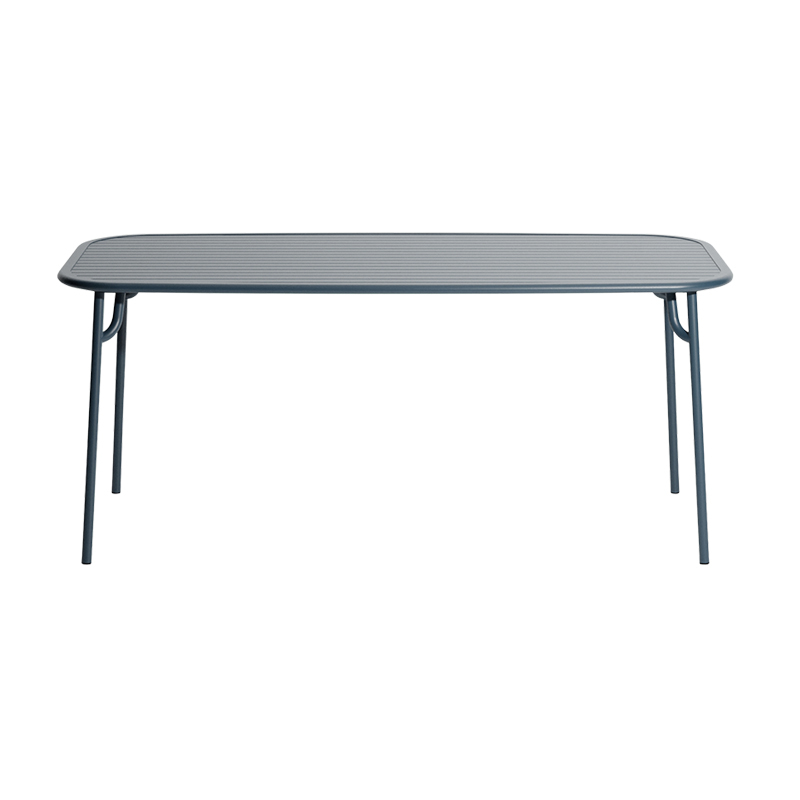 Table extérieur WEEK-END rectangulaire Gris bleu PETITE FRITURE