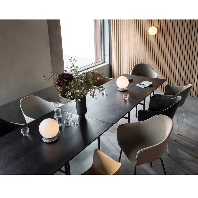 Chaise HARBOUR pieds bois Olive AUDO COPENHAGEN